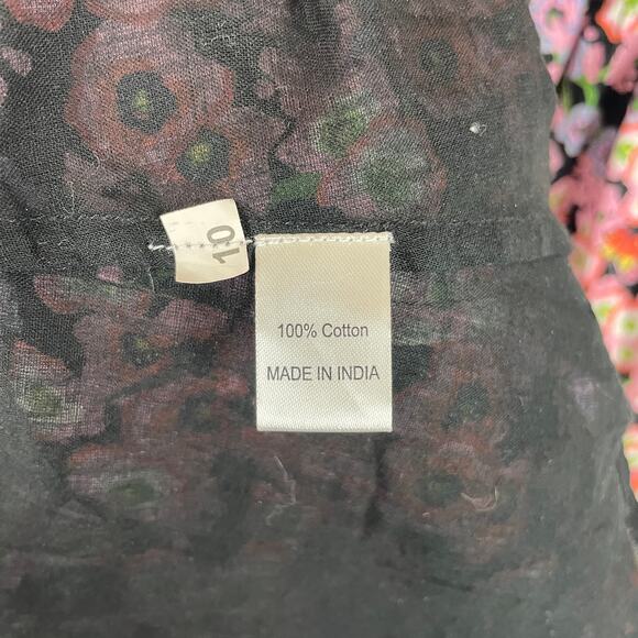 Banjanan Women's Twiggy Floral Monach Pink Tiered Maxi Dress Size S - Picture 10 of 10